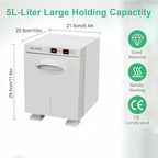 Hot Towel Cabinet 5L, Hot Towel Warmer Cabinet - Image 4
