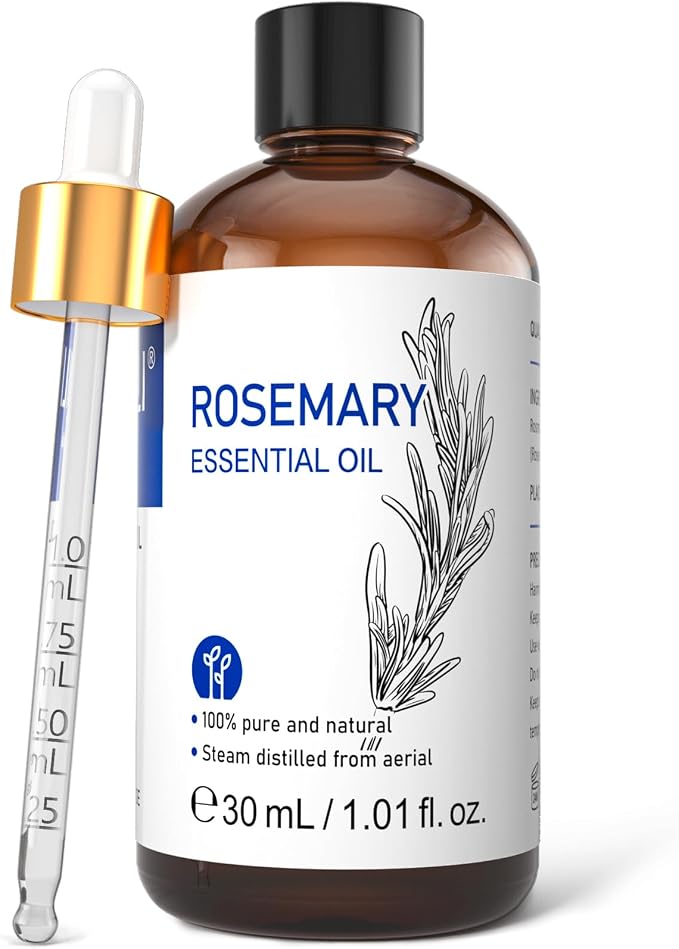 HIQILI Rosemary Essential Oil, Add to Shampoo & Conditioner, 100% Pure & Natural by HIQILI