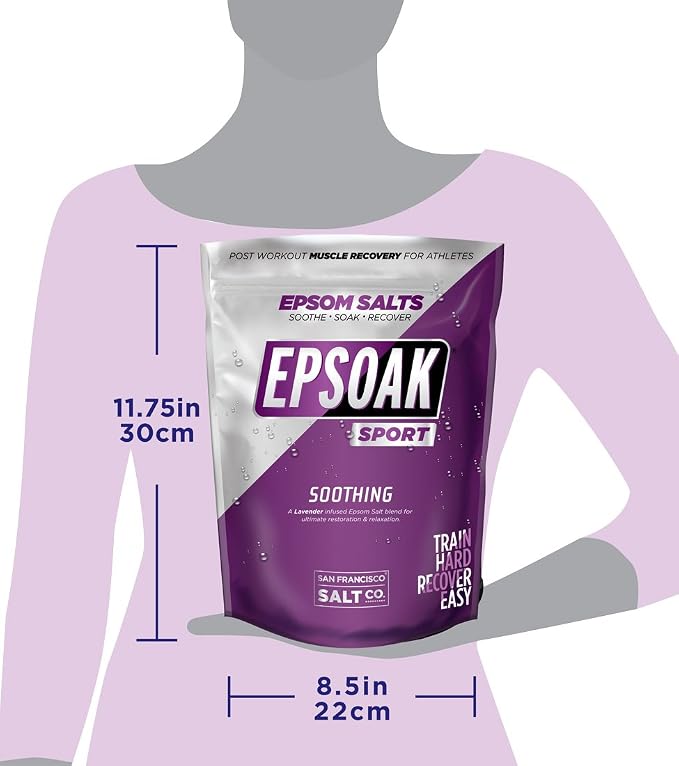 Epsoak Sport Epsom Salt 5 lb. USP Magnesium Sulfate - Image 6