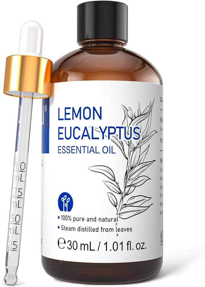 HIQILI Lemon Eucalyptus Oil, for Spary, 100% Pure Natural by HIQILI