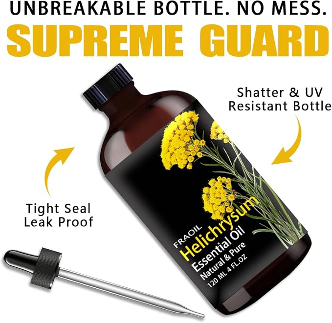 Helichrysum Essential Oil, Helichrysum Oil 4 Fl Oz 120ML - Image 4