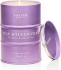 M&SENSE Eucalyptus Lavender Scented Candles Natural Non Toxic, Aromatherapy by MSENSE