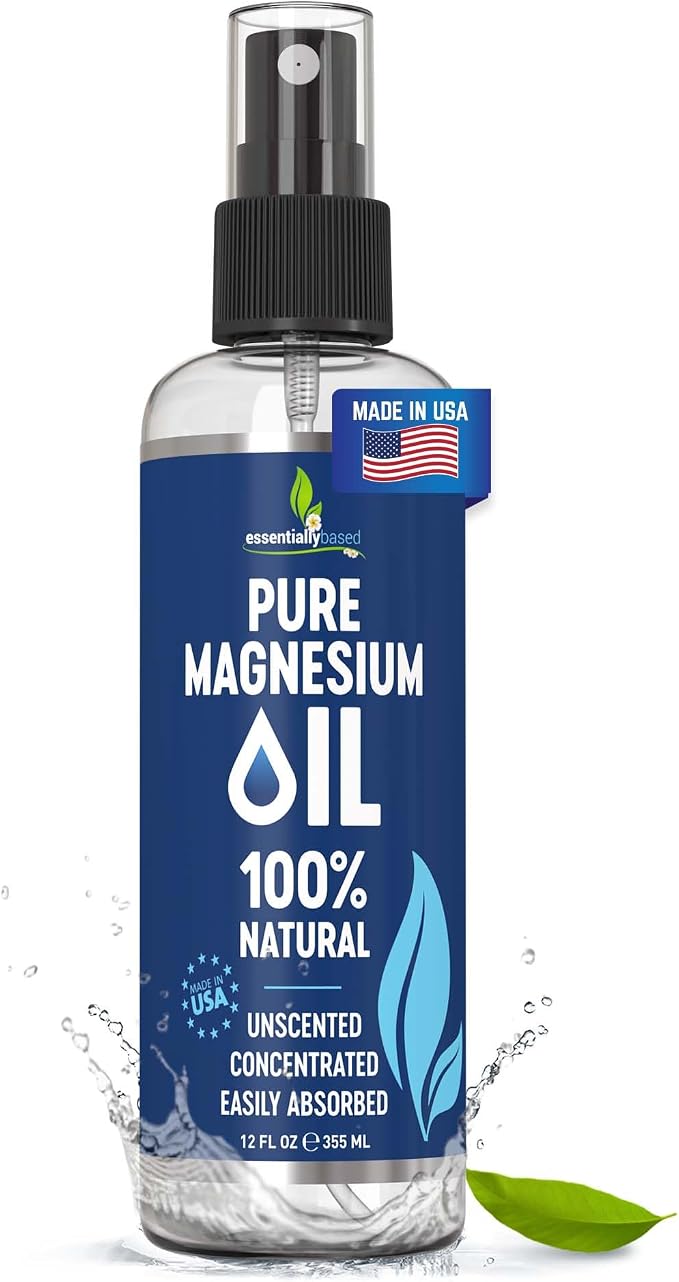 Pure Magnesium Oil Spray 12oz by essentiallybased