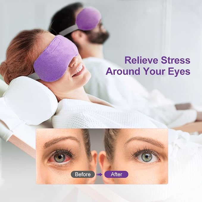 Umisleep Lavender Eye Mask, Aromatherapy Weighted Sleep Mask - Image 3
