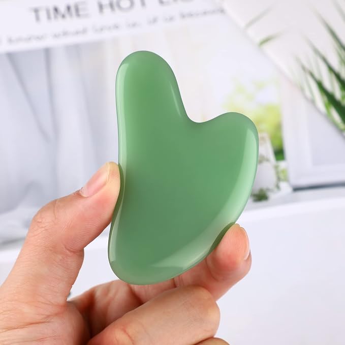rosenice Gua Sha Facial Tools Guasha Tool Gua Sha Jade Stone Manual Massage - Image 5