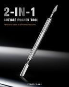 2025 Upgraded Dual Head Cuticle Pusher Remover Tool - Image 2