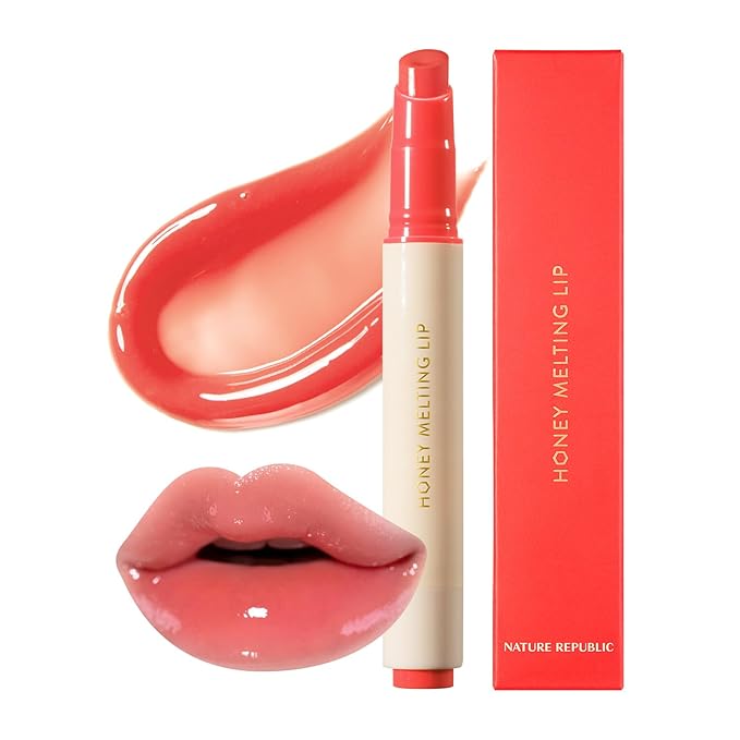 Nature Republic HONEY MELTING LIP SOFT LIP STICK, Hydrating Gloss, Moisturizing by NATUREREPUBLIC