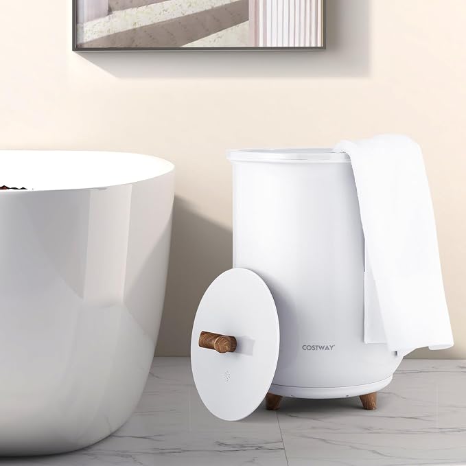 COSTWAY Bucket Style Towel Warmer, 23L Towel Warmer - Image 7