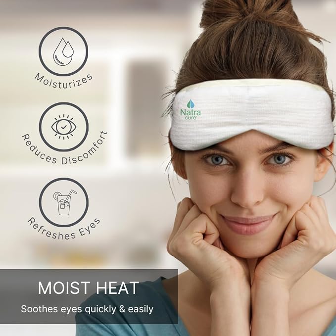 NatraCure Steam Heated Eye Mask – Warm Compress - Image 3