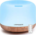 URPOWER 500ml Aromatherapy Essential Oil Diffuser Humidifier Room Decor Lighting by URPOWER