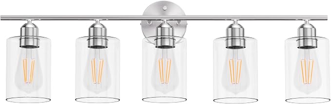 Espird Bathroom Vanity Light Fixtures Brushed Nickel Bathroom Lighting Fixture - Image 2