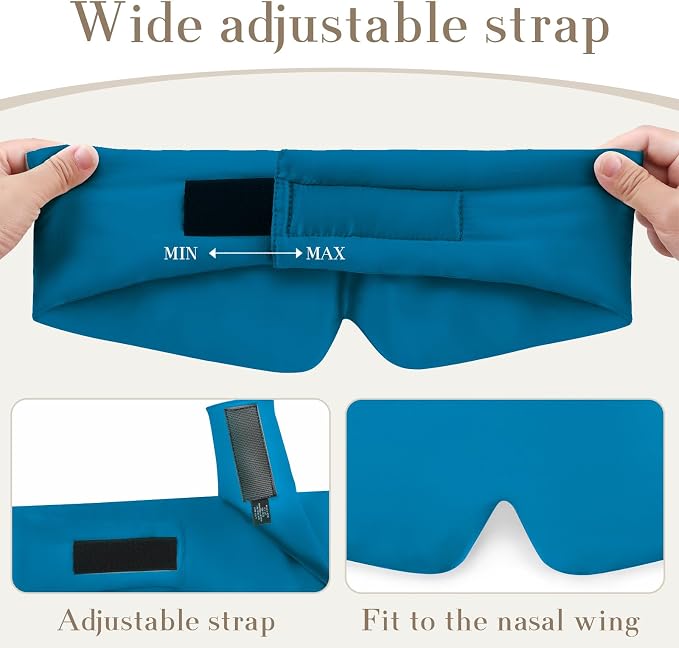 SECZIPE 100% Mulberry Silk Sleep Mask Eye Mask - Image 4