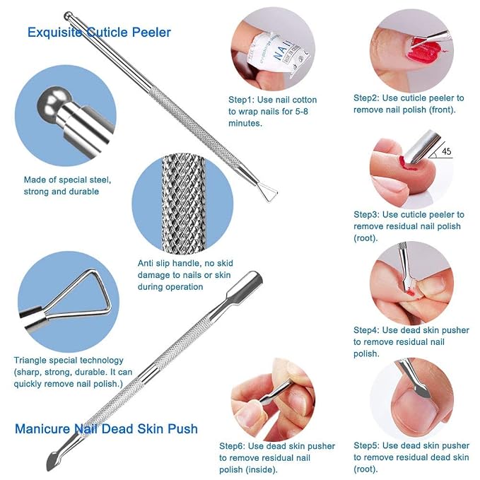 Professional Cuticle Nippers Kit, Cuticle Trimmer - Image 3