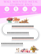 EBANKU 4PC U Shape Nail Polish Racks Heavy Duty Nail Shelfs - Image 5