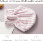 Microfiber Hair Towel Cap, Soft Absorbent Quick Drying Cap - Image 4