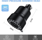 Filtered Shower Head, 3 Modes High Pressure Shower Head - Image 6