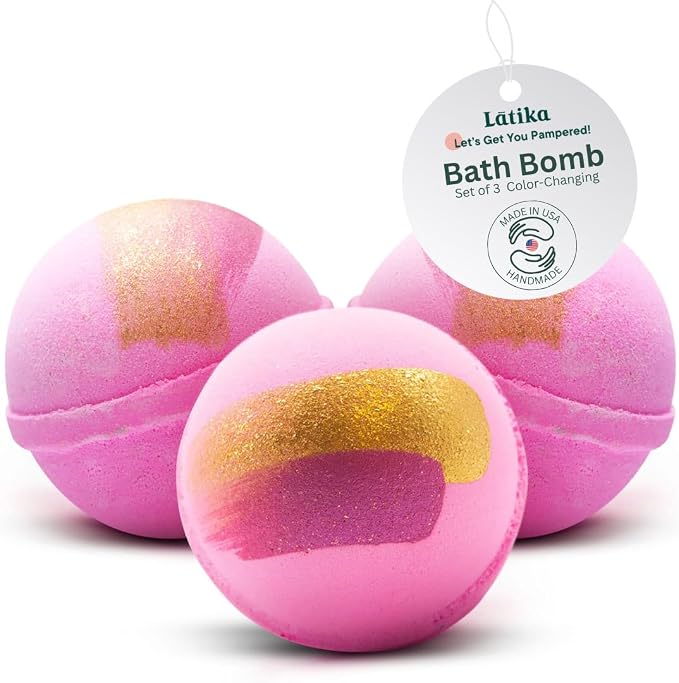 Latika Pink Topaz Bath Bomb by LatikaBeauty