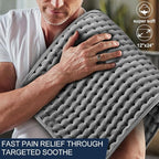 Heating Pad for Back Pain & Period Cramps Relief, 9 Heat Settings Electric - Image 4