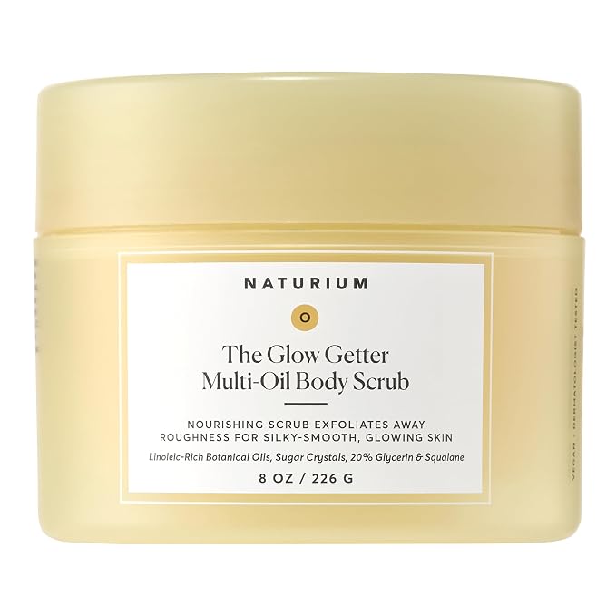 Naturium Glow Getter Body Scrub, Exfoliating Sugar Crystals by Naturium
