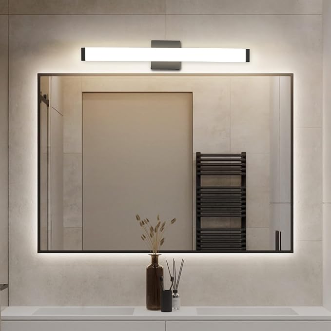 LED Bathroom Vanity Light Fixtures 24In Matte Black, 14W 4000K Natural White - Image 5