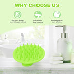 Meartchy Silicone Scalp Massager Shampoo Brush, Scalp Brush - Image 6