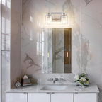 SOLFART Brushed Nickel Vanity Light 2 Light Bathroom Vanity Light Bathroom - Image 7