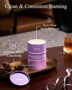 M&SENSE Eucalyptus Lavender Scented Candles Natural Non Toxic, Aromatherapy - Image 4