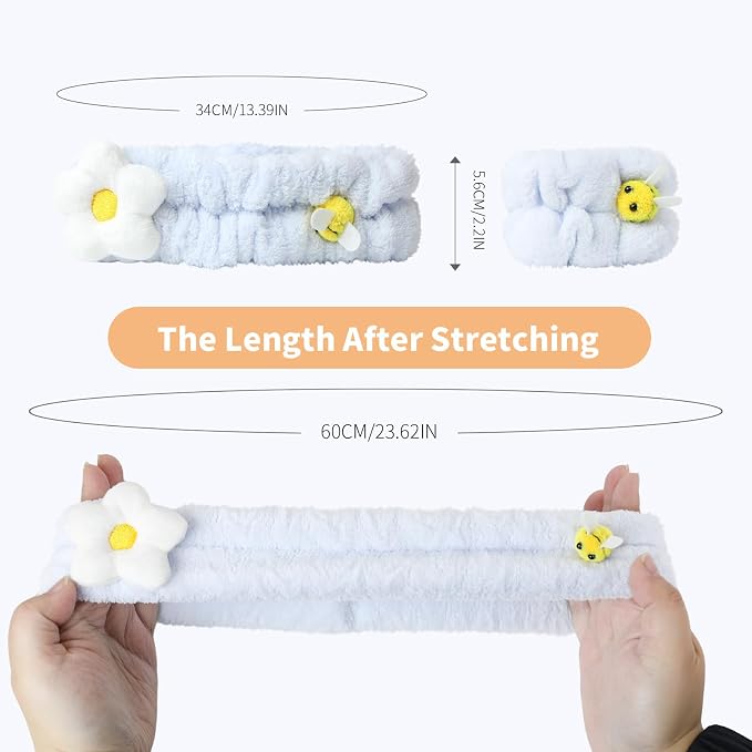 PERFECTSIGHT Kawaii Headband for Spa, Washing Face, Party - Image 6
