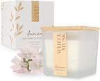 Scented Candle, 7.04 oz White Musk Aromatherapy Candle, Natural Soy Wax by Aeviva