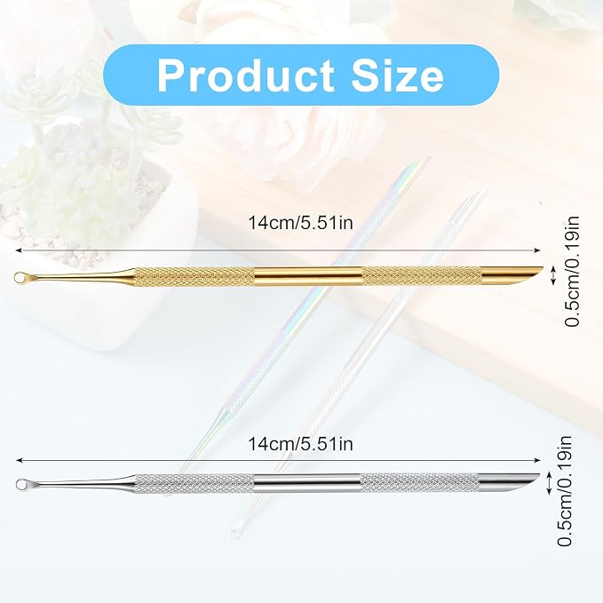 2PCS Pre Treatment Cuticle Pusher - Image 2