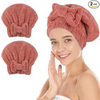 SUNLAND Large Microfiber Hair Drying Caps by SUNLAND