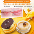 Strawberry & Honey Lip Balm, Vitamin E Lip Masks & Moisturizing Propolis - Image 2