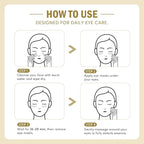 Yeokoe Under Eye Patches for Dark Circles, Puffy Eyes, 20 Pairs Face Masks - Image 5
