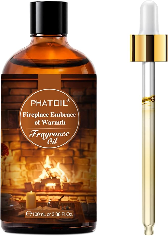 PHATOIL 3.38FL.OZ Fireplace Embrace of Warmth Fragrance Oils by PHATOIL
