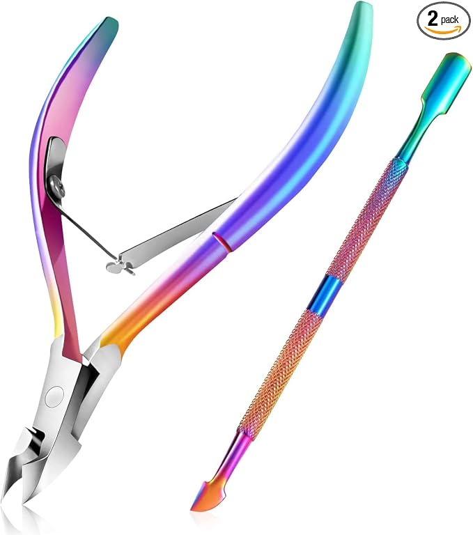 Easkep Cuticle Trimmer with Cuticle Pusher, Cuticle Remover Professional by Easkep