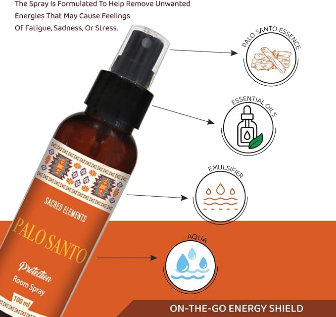 Sacred Element's Palo Santo Room Spray | Natural Purifying Mist - Image 3