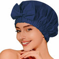 Shower Cap for Women, Cute Bow Waterproof Reusable Bath Cap, Non-Slip Anti by TUVATU