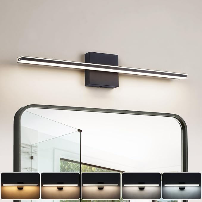 Vanity Light for Bathroom Lighting Fixtures Over Mirror 24 Inch Dimmable 5CCT by BRIVOLART