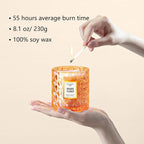 Chloefu LAN Orange Blossom Candle, Natural Soy Scented Candles - Image 2