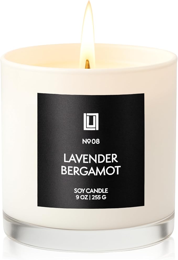 Lulu Candles | Lavender Bergamot | Luxury Scented Soy Jar Candle | Hand Poured - Image 2
