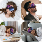Universe Galaxy Sleep Eye Mask Eye Cover Abstract Saturn Mysterious Starry Sky - Image 5