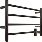 HEATGENE Towel Warmer 4 Bar Towel Dryer Wall-Mounted Plug-in Bath Towel Heater - Image 7
