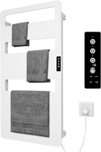 Towel Warmer with Timer for Bathroom, Heated Towel Rack Wall Mounted, Electric by evokor