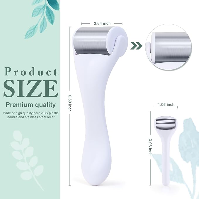 MAANGE Ice Roller For Face & Eye Roller for Puffiness, Stainless Steel Facial - Image 2