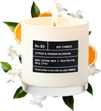 Lulu Candles | Citrus & Orange Blossom | Luxury Scented Soy Jar Candle | Hand by LULUCANDLES
