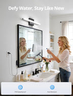 Combuh Black Plug in Vanity Light Bar Corded - Image 6