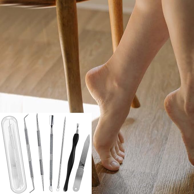Ingrown Toenail File and Lifters Set, Professional Pedicure Tool Toenail - Image 6