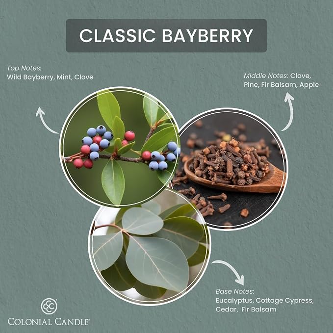 Colonial Candle Bayberry Scented Wax Melts, Wax Melt Warmer Cubes, Long Lasting - Image 2