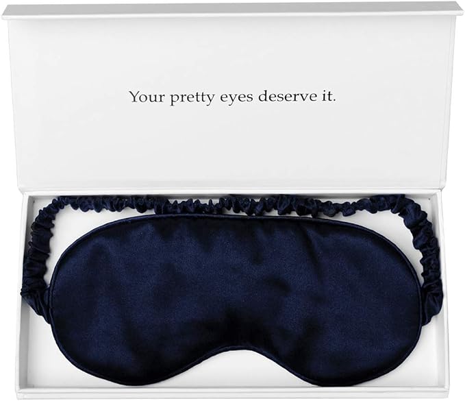 Silk Sleep Mask Light Blocking Luxury 100% Mulberry 19mm Silk Eye Mask Eye by YanserSelection