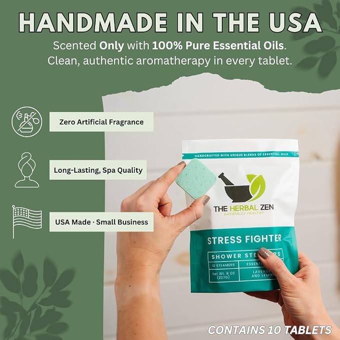 Stress Fighter Shower Steamers Aromatherapy - Image 5